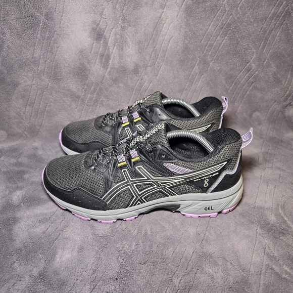 Asics Gel-Venture 8 Running Shoes Womens Sz 8.5 Athletic Sneakers Black. - Picture 2 of 9